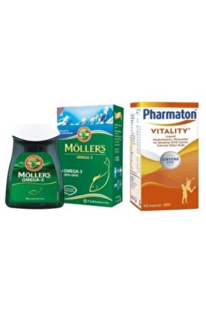 Möllers Omega 3 60 Kapsül Ve Pharmaton 60 Kapsül