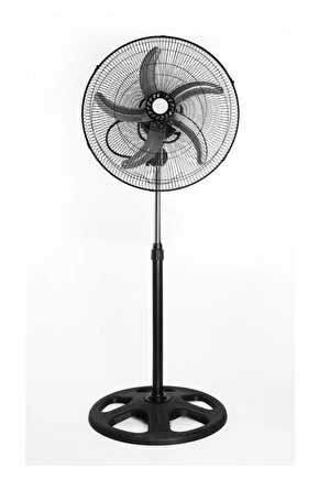 Moon 18 85w 5 Kanatlı 4 Salınımlı Ayaklı Sanayi Tipi Vantilatör (METAL PERVANE)