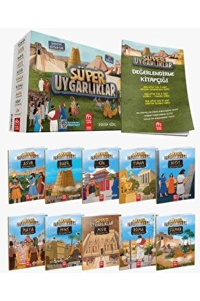 Süper Uygarlıklar Hikaye Serisi (10 Kitap) + 1 Adet Oyun Hamuru Hediyeli