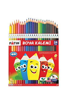24 Renk Tam Boy Kuru Boya Kalemi (33225)