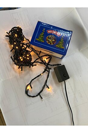 Ledli Günışığı Renk 5 Mt Led Yılbaşı Ağaç Süsü Sarkıt Işık