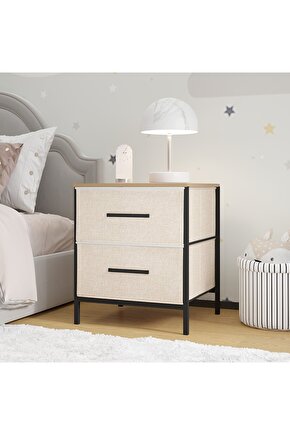 Çocuk Dolap Komodin 2 Çekmeceli Sehpa