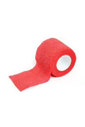 Coban Kendinden Yapışkanlı Kırmızı Bandaj 7.5cmx4.5m Kırmızı