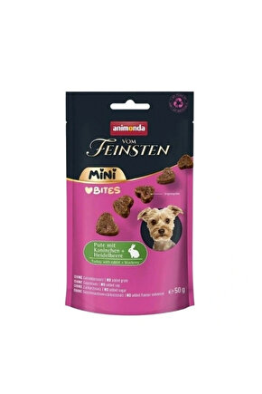 Vom Feinsten Hindi ve Tavşan Etli Mini Irk Yetişkin Köpek Ödül Maması 1 Adet 50 Gr