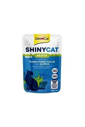 Shinycat Sos İçinde Ton Balıklı ve Kinoalı Pouch Yetişkin Konserve Kedi Maması 70 Gr