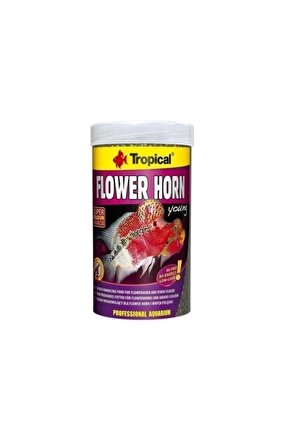 Tropical Flower Horn Young Pellet Genç Flower Horn Balıkları için Renklendirici Balık Yemi 1000 Ml 3