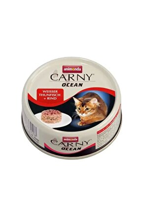 Carny Ton Balıklı ve Sığır Etli Konserve Kedi Maması 80 Gr