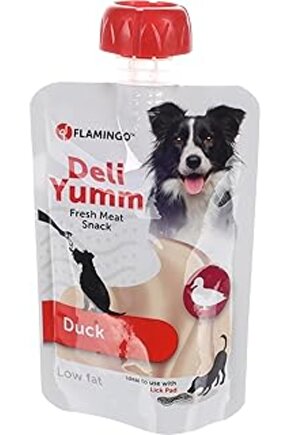 Deli Yumm Taze Ördek Etli Sıvı Köpek Ödül Maması 90Gr