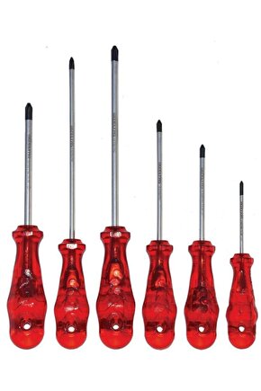 4120008106 Kraft Seri Yıldız Uçlu Tornavida Seti - 6 Parça