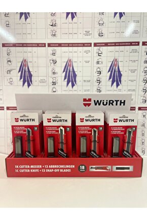 WÜRTH MAKET BIÇAĞI SETİ