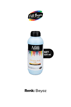 Afilli Multisurface Akrilik Mat 120 ml - Beyaz