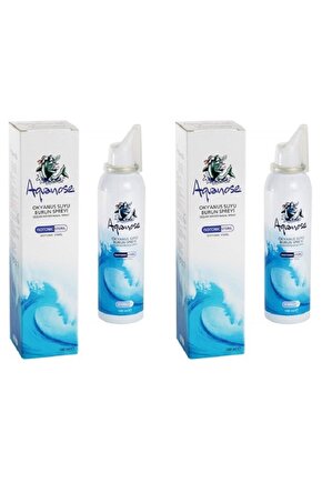 Aquanose Okyanus Suyu Burun Spreyi 100 ml 2li Paket