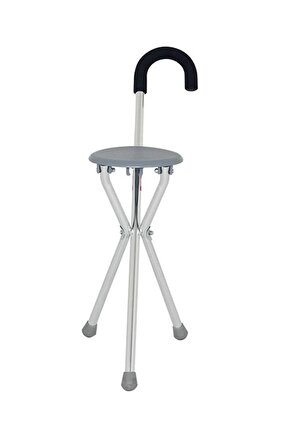 Wipperman Ithal Oturaklı Baston Bastonlu Oturak Tabure