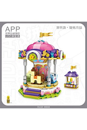 Mikro Blok Atlıkarıncalı Park 406 Parça - Lego Setleri - Loz Mini Lego - Dükkan Lego - Loz Lego - Mi