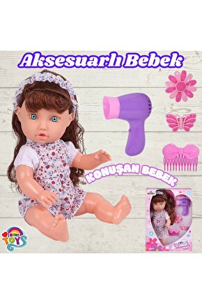 Senoş Aksesuarlı Bebek - Türkçe Konuşan Senoş Et Bebek - Konuşan Bebek - Senoş Bebek - Kuaför Et Beb
