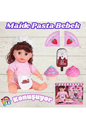 Maide Pasta Yiyor - Türkçe Konuşan Maide Et Bebek - Konuşan Bebek - Maide Bebek - Maide Pasta Bebek