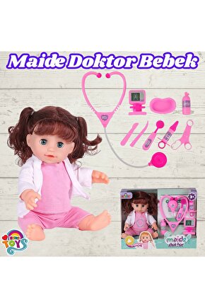 Maide Doktor Bebek - Türkçe Konuşan Maide Et Bebek - Konuşan Bebek - Maide Bebek - Hemşire Et Bebek