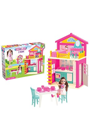 Lolanın 2 Katlı Evi - Ev Oyuncak - Lolanın 2 Katlı Ev Seti - Barbie Ev Seti