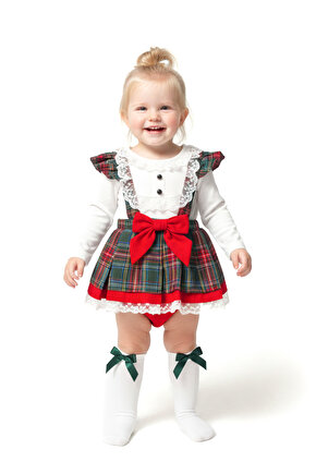 Kız Bebek Elbise Kız Çocuk Romper Doğum Günü Parti Düğün Özel Gün Uzun Kol Astarlı Romper