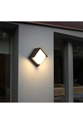 12W 3000K GÜNIŞIĞI DIŞ MEKAN LEDLİ DEKORATİF DUVAR APLİĞİ