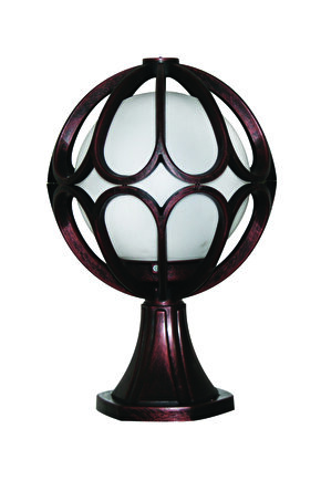 Set Üstü Papatya Bahçe Ve Dış Mekan Aydınlatma Armatürü Bakır Rengi