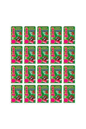 Çılgın Meyveler Karpuz ve Çilek Aromalı Mega Draje Sakız 36 gr x 20 Adet