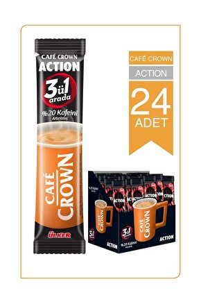 Cafe Crown 3 Ü 1 Arada Action 18 Gr (24 Adet)