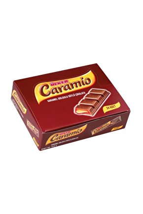 CARAMİO Karamel Dolgulu Sütlü Çikolata - 35 gram - 24 Adet