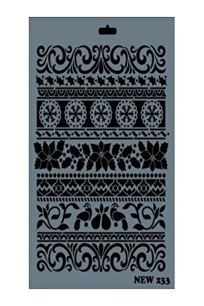 Stencil New Seri 233 25x35