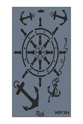 Stencil New Seri 584 25x35