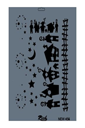 Stencil New Seri 456 25x35