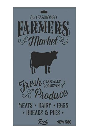 Stencil New Seri 580 25x35