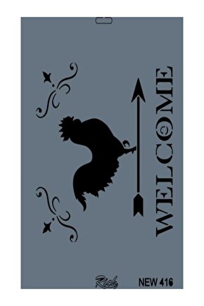 Stencil New Seri 416 25x35