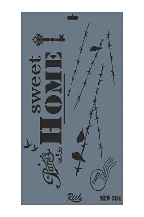 Stencil New Seri 291 25x35