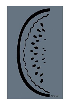 Stencil New Seri 433 25x35