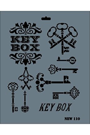 New Seri N-110 Stencil 35x25 Cm