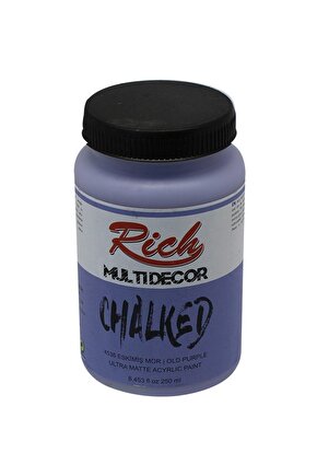 Multi Decor Chalked Akrilik Boya 250 cc Eskimiş Mor 4536