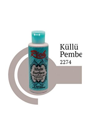 Multi Surface 2274 Küllü Pembe Akrilik Boya 120 cc(Lisinya)