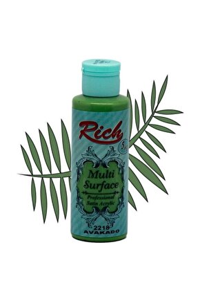 Multi Surface Her Yüzey Için Akrilik Boya 130 Cc. Avakado
