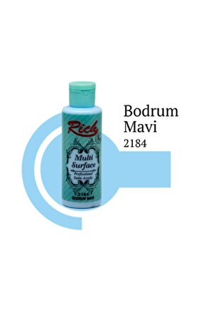 Lisinya202 Multi Surface 2184 Bodrum Mavi Akrilik Boya 120 Cc