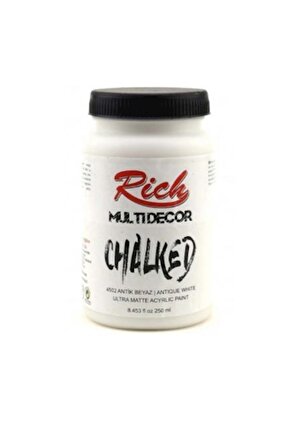 Multi Decor Chalked Akrilik 250ml N:4502 Antik Beyaz