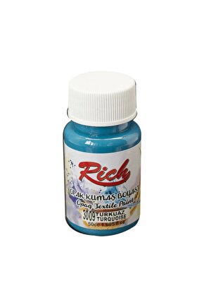 Opak Kumaş Boyası 50 cc 3009 Turkuaz