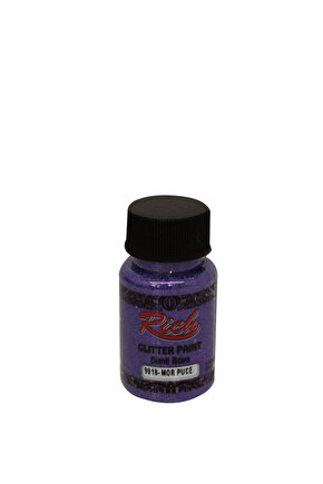 Simli Boya Glitter Paint 50 cc Mor 9018