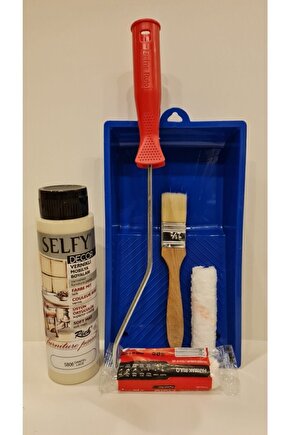 Selfy Decor 500 Cc (750 Gr) Dantel Rengi Kendinden Vernikli Dolap Boyama Seti