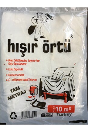 20 adet Hışır Örtü Boya Badana Örtüsü 10 M²