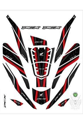 26 Parça 2021 Honda Pcx 125 Tank Pad Seti