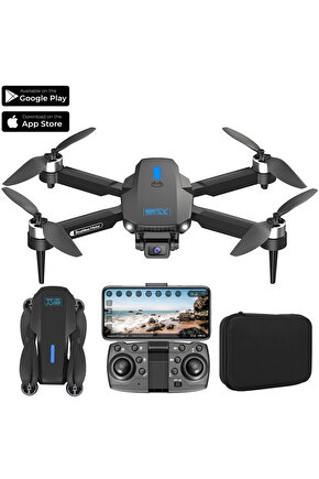 ÇİFT KAMERA VE BATARYALI DRONE UZAKTAN KUMANDALI APP DESTEKLİ BRUSHLESS MOTOR QUADCOPTER OPTİK DURUŞ