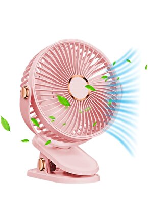 MANDALLI MİNİ ŞARJLI FAN ASKILI VANTİLATÖR MASAÜSTÜ HAVA SERİNLETİCİ