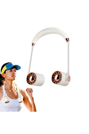 BOYUNLUK FAN HAVA SOĞUTUCU VANTİLATÖR BOYUNA ASMALI ŞARJLI 3 KADEMELİ MİNİ KLİMA