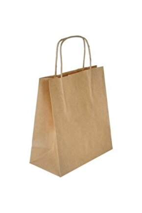 Çanta 18x8x24 20 Adet Kağıt Poşet Çanta